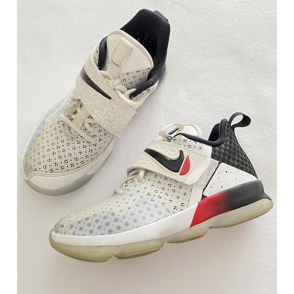 Nike Shoes Nike Lebron 4 Xiv Flip The Switch White Black Red Kids